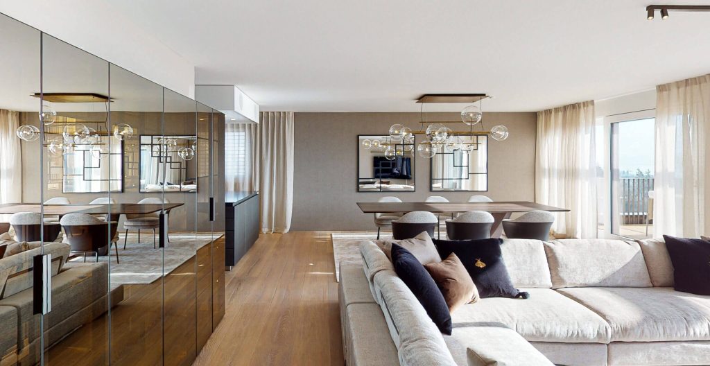 Restyling And Interior Design Of a Residential Apartment in Meilen